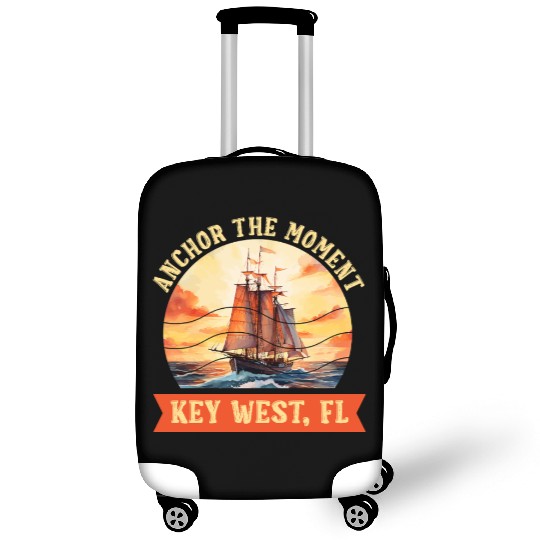 Florida Keys ANCHOR THE MOMENT KEY-WEST FL Luggage Covers