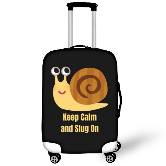Keep Calm and Slug On Luggage Covers