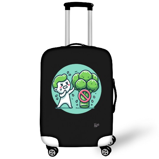 No Broccoli – Funny Anti-Veggie Design Luggage Covers