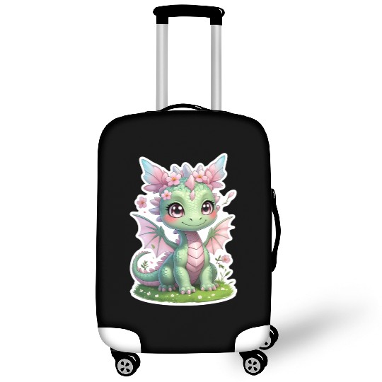 cute dragon (spring) Luggage Covers