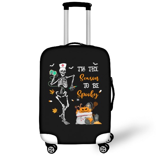 Tis The Season To Be Spooky Nurse Luggage Covers
