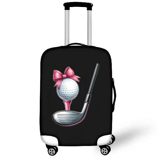 Coquette Bow Golf Ball Club Mothers Day Pink Luggage Covers