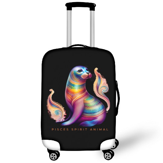 Pisces Spirit Animal Seal Alebrije Female Luggage Covers