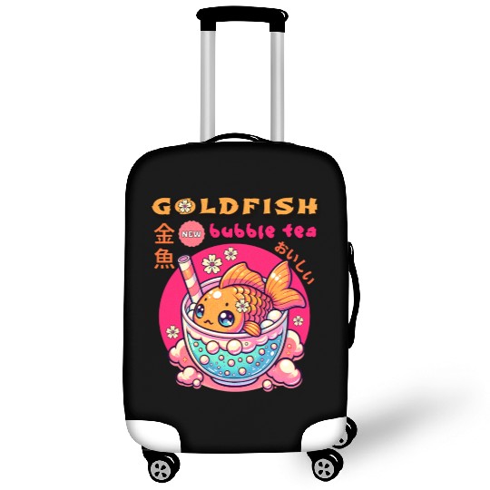 Goldfish Japanese Bubble Tea Luggage Covers