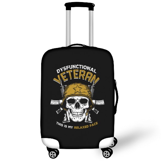 Dysfunctional Veteran This Is My Relaxed Face Luggage Covers
