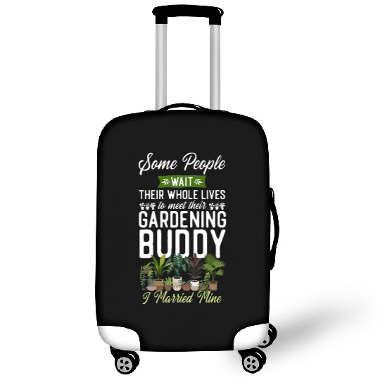 Plant Lover Gardening Husband Wife Luggage Covers