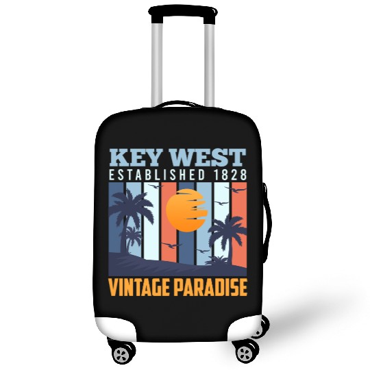 KEY-WEST ESTABLISHED 1828 VINTAGE PARADISE Luggage Covers