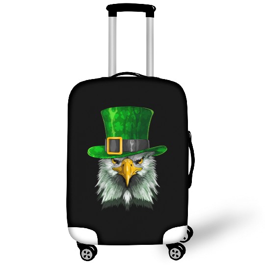 Lucky Bald Eagle St. Patrick’s Day – Irish Pride Luggage Covers