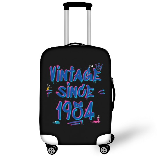 Vintage Since 1954 Hip-Hop Graffiti Glitch 71st Luggage Covers