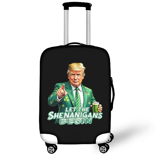 Trump St. Patrick’s Day Luggage Covers – Irish Party Luggage Covers