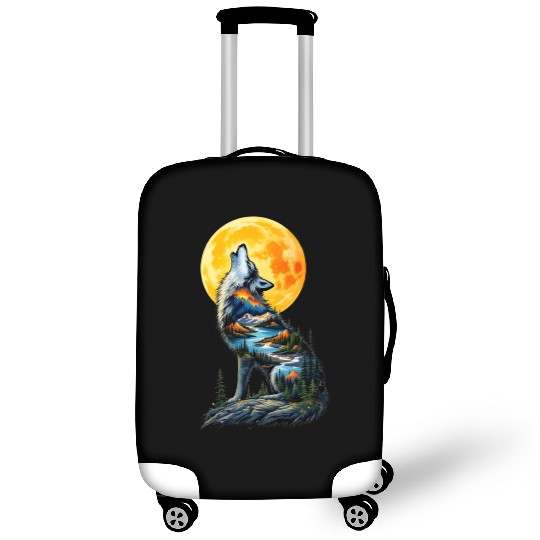 Howling Wolf Luggage Covers