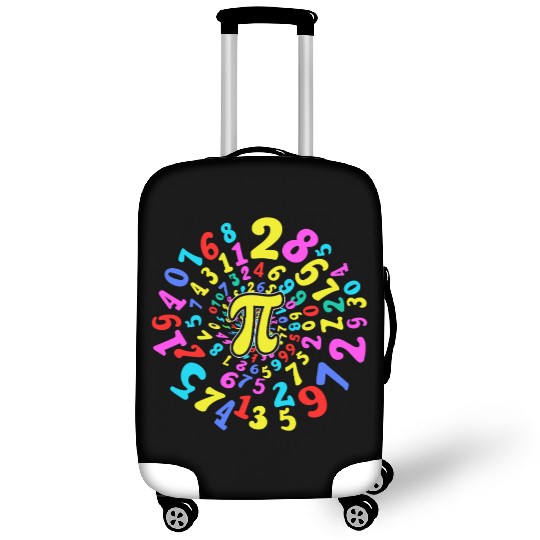 Happy Pi Day Swirling Numbers Math Fun Luggage Covers