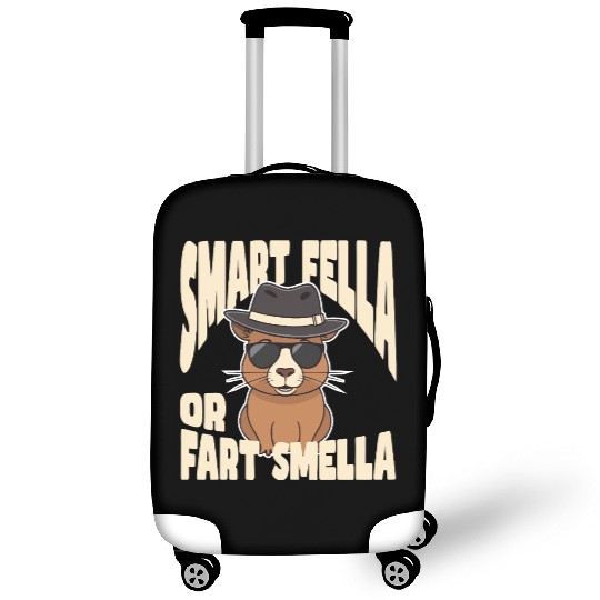 Smart Fella or Fart Smella – Capybara Knows Best Luggage Covers