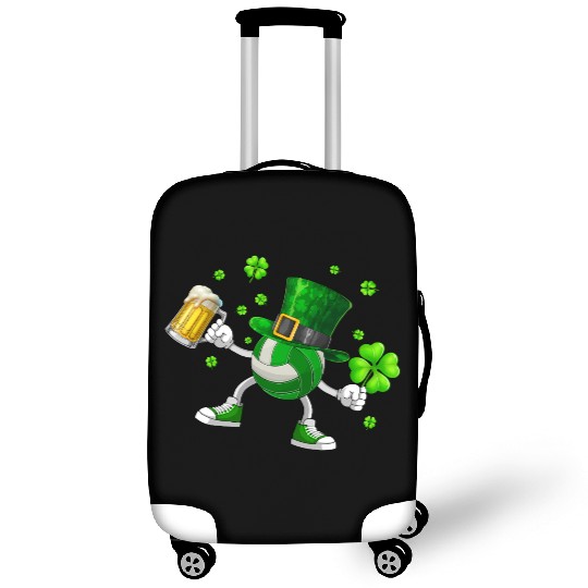 Volleyball Drinking Beer St Patrick's Day Luggage Covers