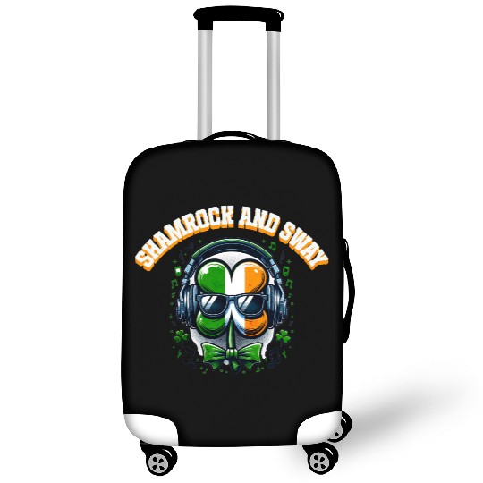 Clover Sway AI Graphic and Typography Luggage Covers