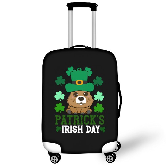 Patrick's day , irish day , capybara Luggage Covers