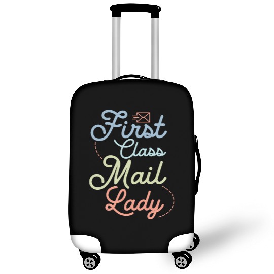 First Class Mail Lady Postal Worker Mail Luggage Covers