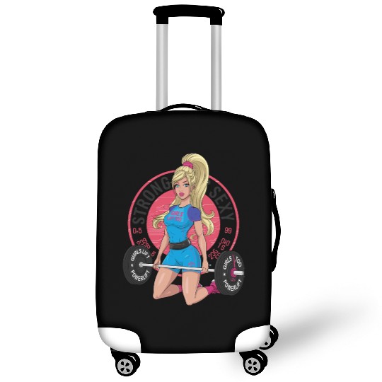 Strong Is Sexy Gym Motivation Girls Lift Too Luggage Covers