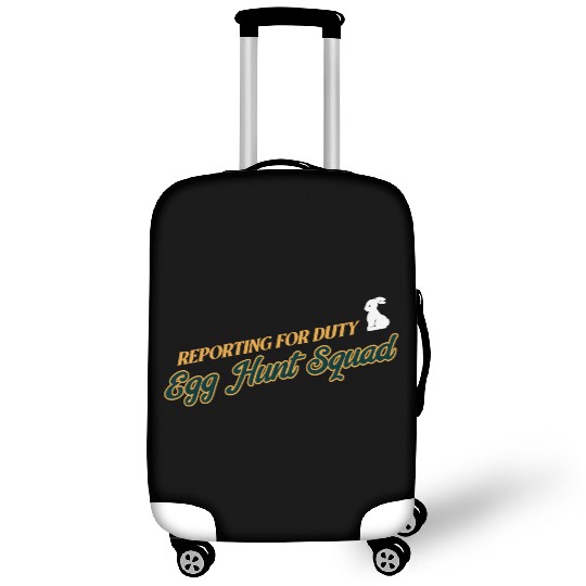 Reporting For Duty Egg Hunt Squad Easter Luggage Covers