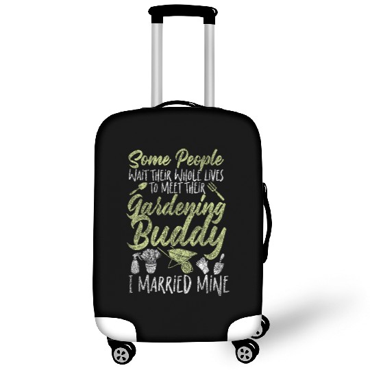 Plant Lover Gardening Husband Wife Luggage Covers