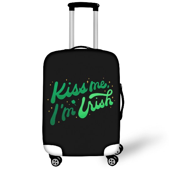 Kiss Me I'm Irish on Luggage Covers