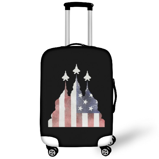 Patriotic Flyby F-22 Raptor Luggage Covers