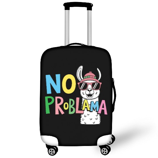 No ProbLama – Funny Casual Colorful Llama Design Luggage Covers