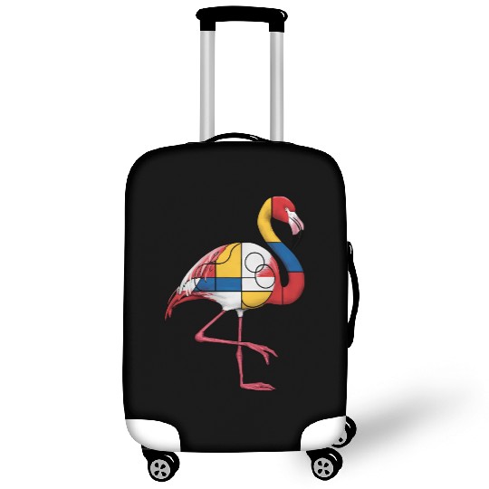 Fibonacci Flamingo Luggage Covers