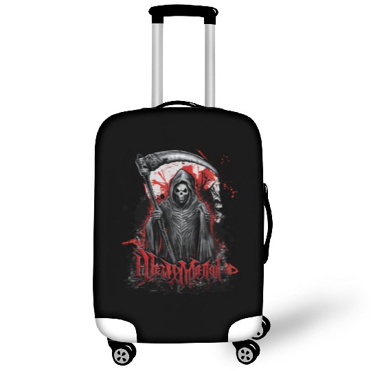 Heavy Metal Reaper with Scythe Graphic Luggage Covers