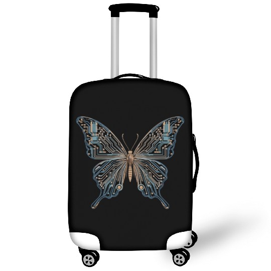 Butterfly Code Fusion: Embrace the Digital Luggage Covers