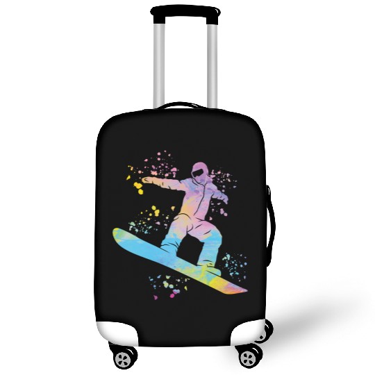 Snowboarder Snowboard Snowboarding Luggage Covers