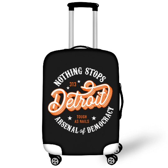 The Pride of Motor City Luggage Covers - Hometown Detroit