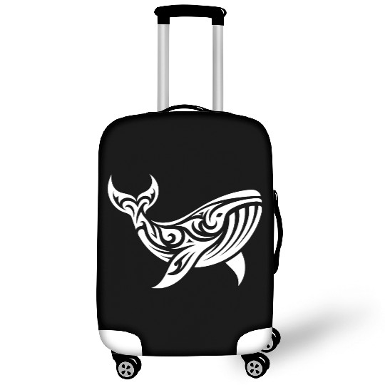Elegant Giant Whale T Tattoo Style Luggage Covers