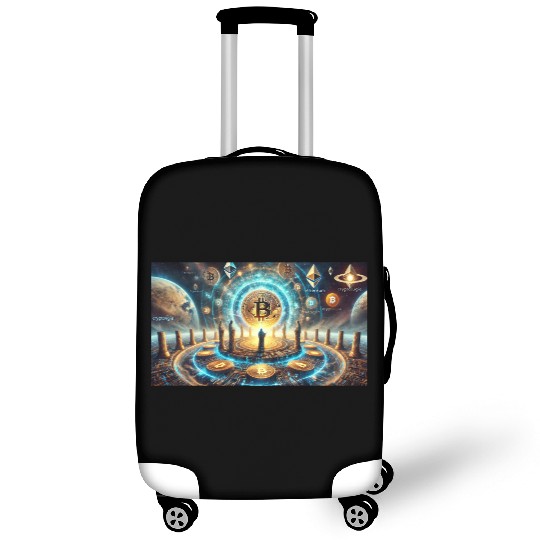 Bitcoin World Luggage Covers