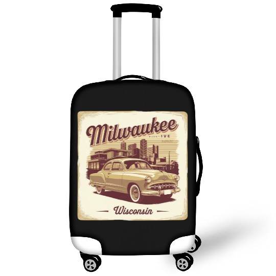 Milwaukee Souvenir and Travel Gift Idea Luggage Covers