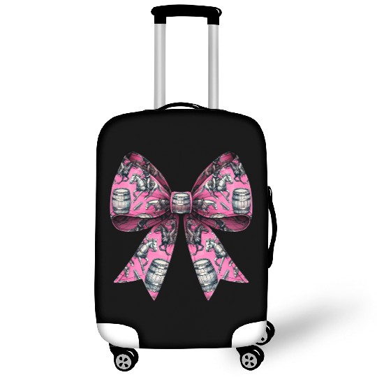 Coquette Bow Barrel Racer Barrel Racing Rodeo Luggage Covers