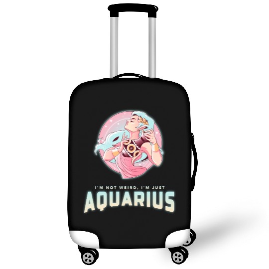 im not weird just aquarius Luggage Covers