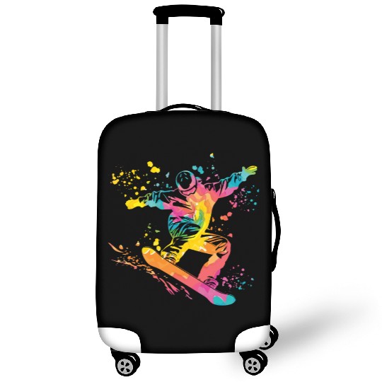 Snowboarder Snowboard Snowboarding Luggage Covers