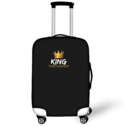 Courageous King:Wear Your Strength with Confidence Luggage Covers