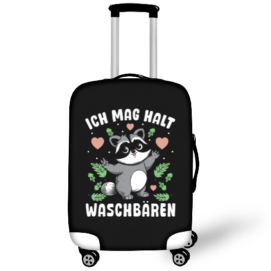 Urban Robbers Sneak Cats I Like Raccoon Luggage Covers