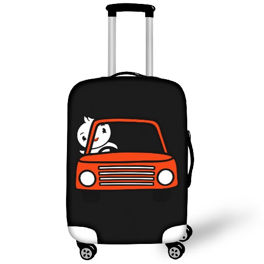 Duck Car Driver Fast Vehicle Greeting Waving Cute Luggage Covers