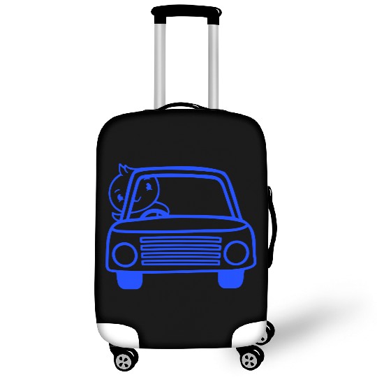 Duck Car Driver Fast Vehicle Greeting Waving Cute Luggage Covers