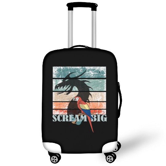 Scream Big Parrot Dragon Fusion Luggage Covers