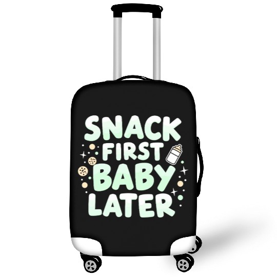 Pregnancy Cravings Funny Maternity Food Baby Bump Luggage Covers