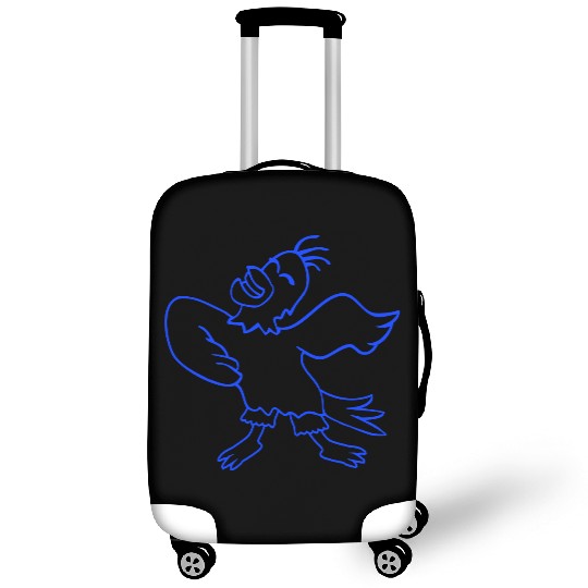Seagull bird dances happily celebrates cheerful Luggage Covers