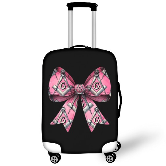 Coquette Bow Freemason Symbols Freemasonry Mom Luggage Covers