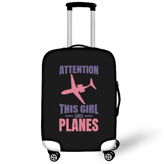 Plane Lover Girl Luggage Covers