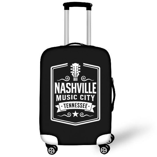 Nashville Music City Guitar Tennessee Luggage Covers