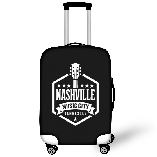 Nashville Music City Guitar Tennessee Luggage Covers