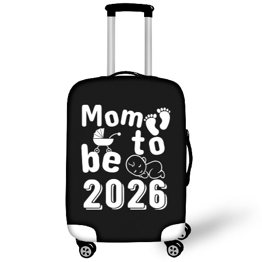 Mom To Be 2026 Baby Arrival Announcement Luggage Covers